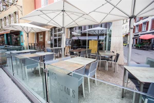 Les Negociants Hotel Vevey Buitenkant foto