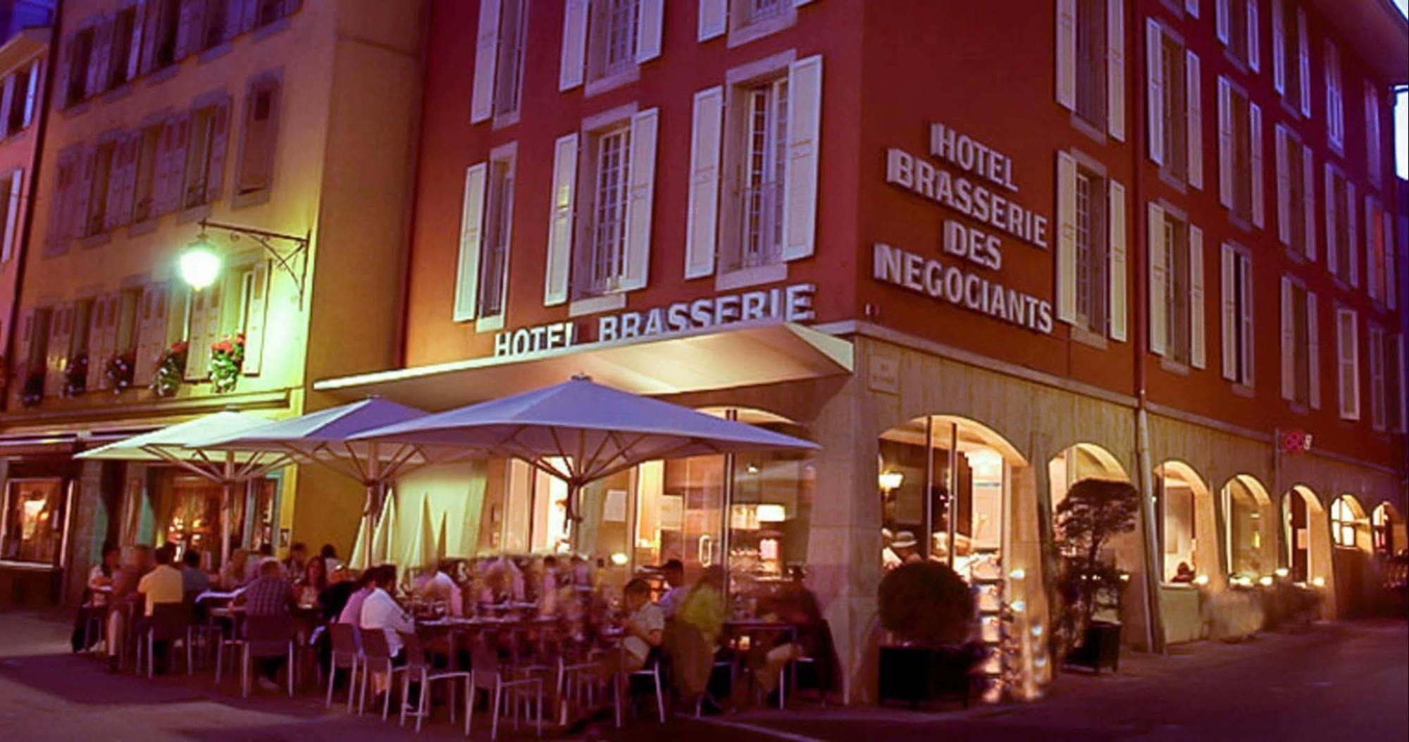 Les Negociants Hotel Vevey Buitenkant foto